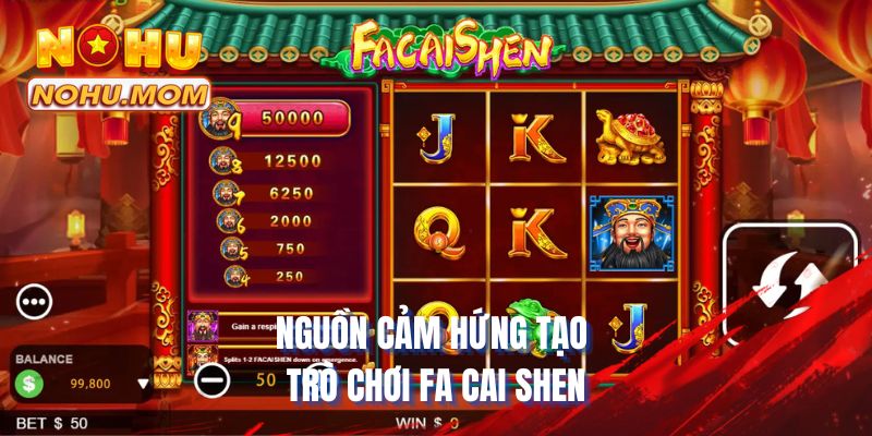 Nguồn cảm hứng tạo trò chơi FA Cai Shen
